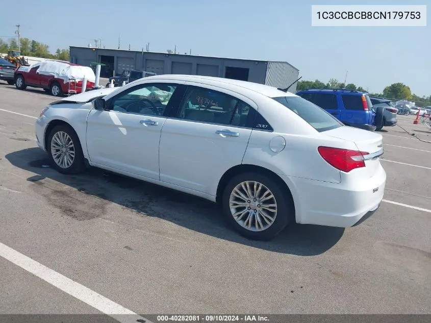 1C3CCBCB8CN179753 2012 Chrysler 200 Limited