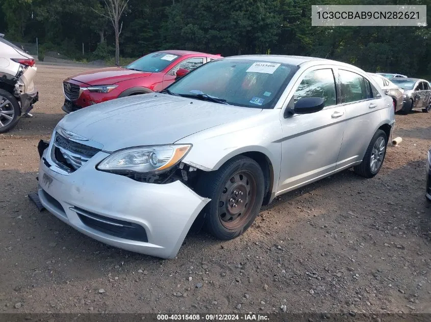 2012 Chrysler 200 Lx VIN: 1C3CCBAB9CN282621 Lot: 40315408