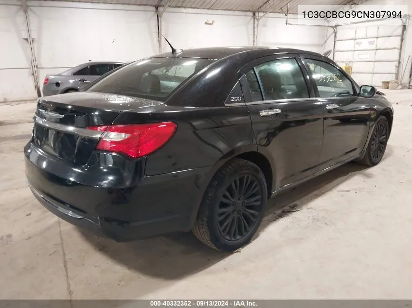 1C3CCBCG9CN307994 2012 Chrysler 200 Limited