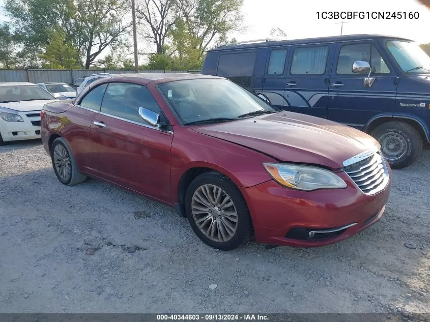 1C3BCBFG1CN245160 2012 Chrysler 200 Limited