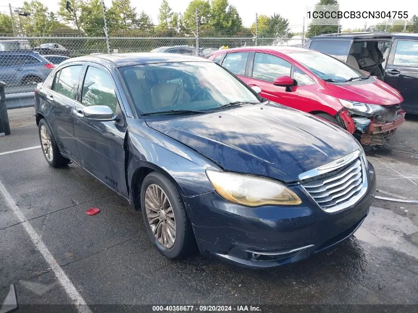 2012 Chrysler 200 Limited VIN: 1C3CCBCB3CN304755 Lot: 40358677