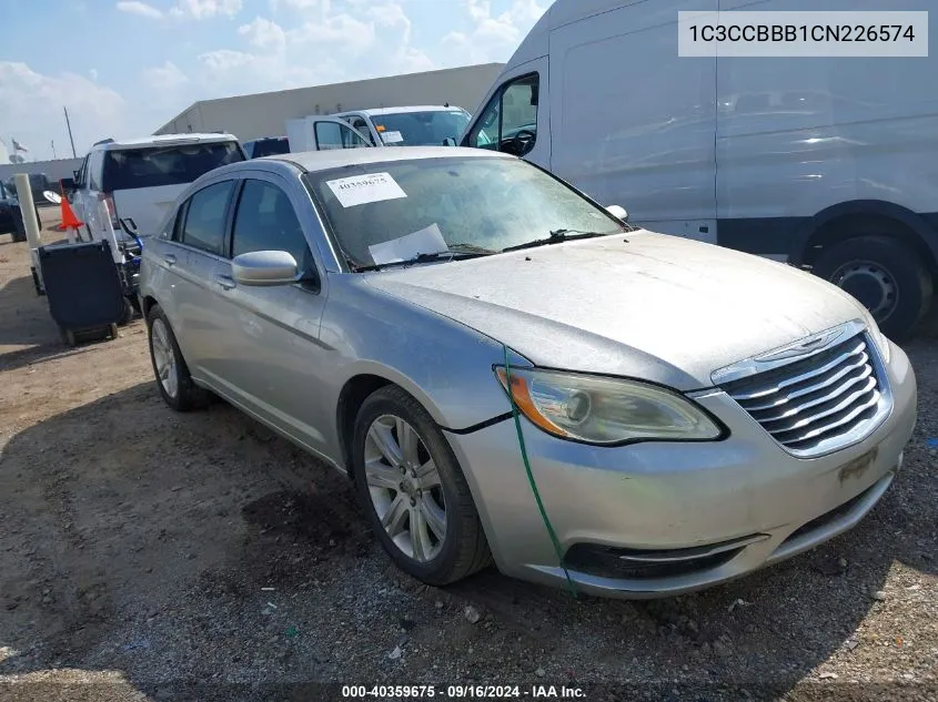 1C3CCBBB1CN226574 2012 Chrysler 200 Touring