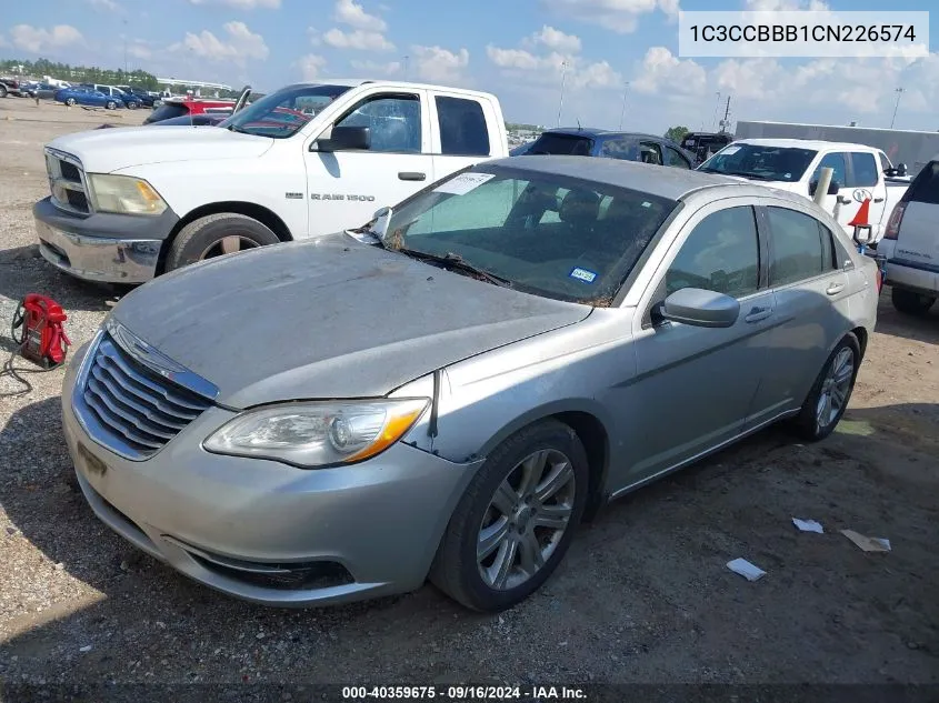 1C3CCBBB1CN226574 2012 Chrysler 200 Touring