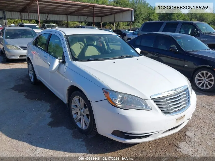 1C3CCBBB3CN186269 2012 Chrysler 200 Touring