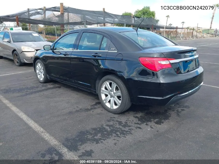 2012 Chrysler 200 Touring VIN: 1C3CCBBG0CN242079 Lot: 40391159