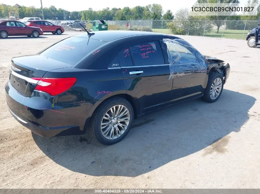 2012 Chrysler 200 Limited VIN: 1C3CCBCB9CN301827 Lot: 40404328