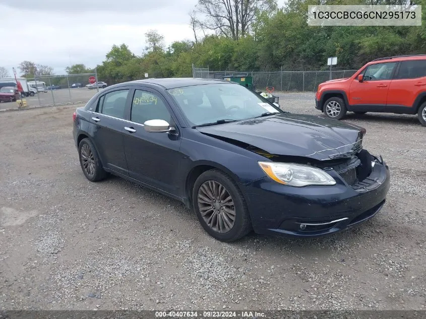 2012 Chrysler 200 Limited VIN: 1C3CCBCG6CN295173 Lot: 40407634