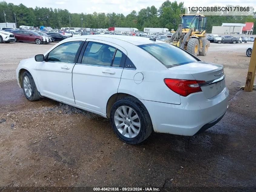 2012 Chrysler 200 Touring VIN: 1C3CCBBB5CN171868 Lot: 40421838