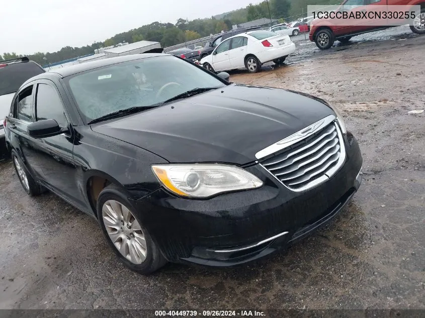 1C3CCBABXCN330255 2012 Chrysler 200 Lx