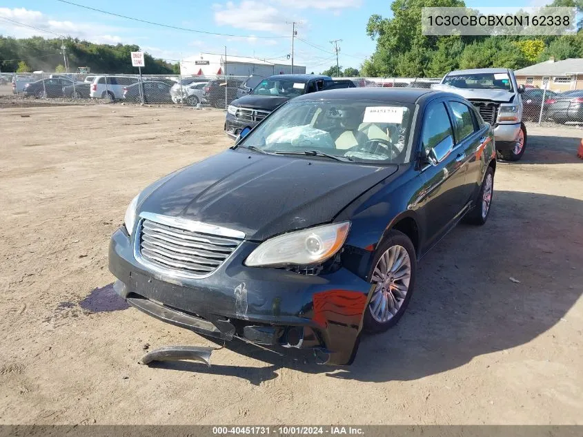 1C3CCBCBXCN162338 2012 Chrysler 200 Limited