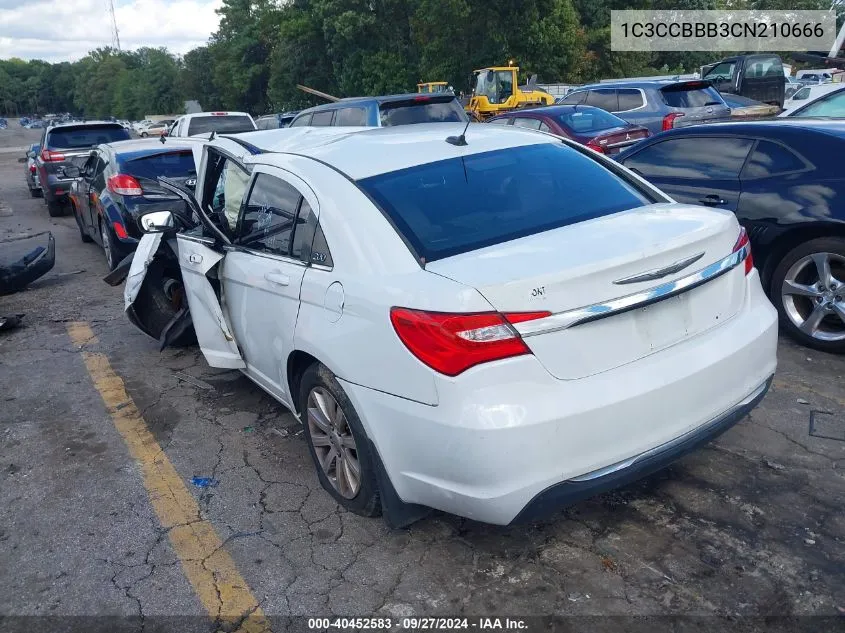 1C3CCBBB3CN210666 2012 Chrysler 200 Touring