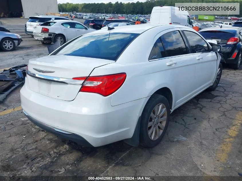 1C3CCBBB3CN210666 2012 Chrysler 200 Touring