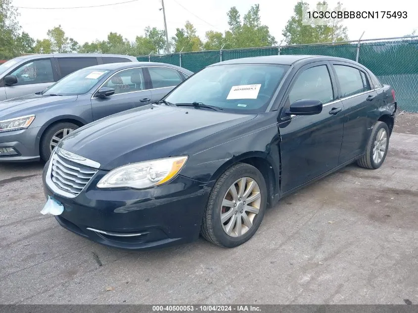 1C3CCBBB8CN175493 2012 Chrysler 200 Touring