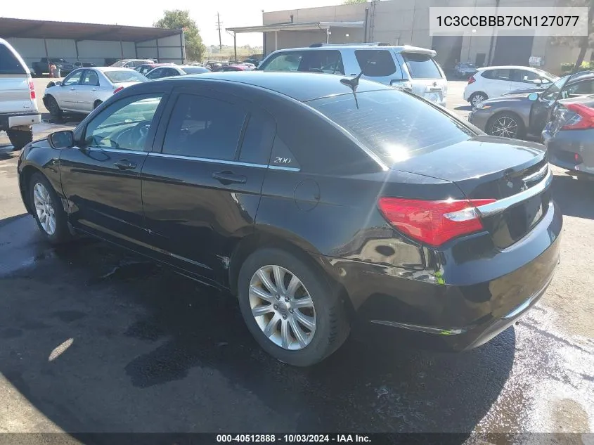 1C3CCBBB7CN127077 2012 Chrysler 200 Touring