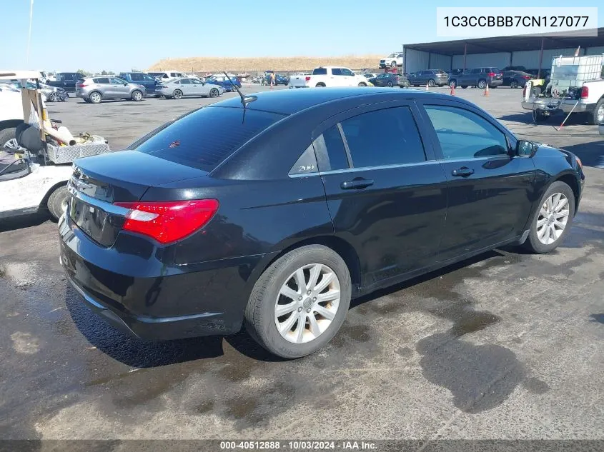 2012 Chrysler 200 Touring VIN: 1C3CCBBB7CN127077 Lot: 40512888