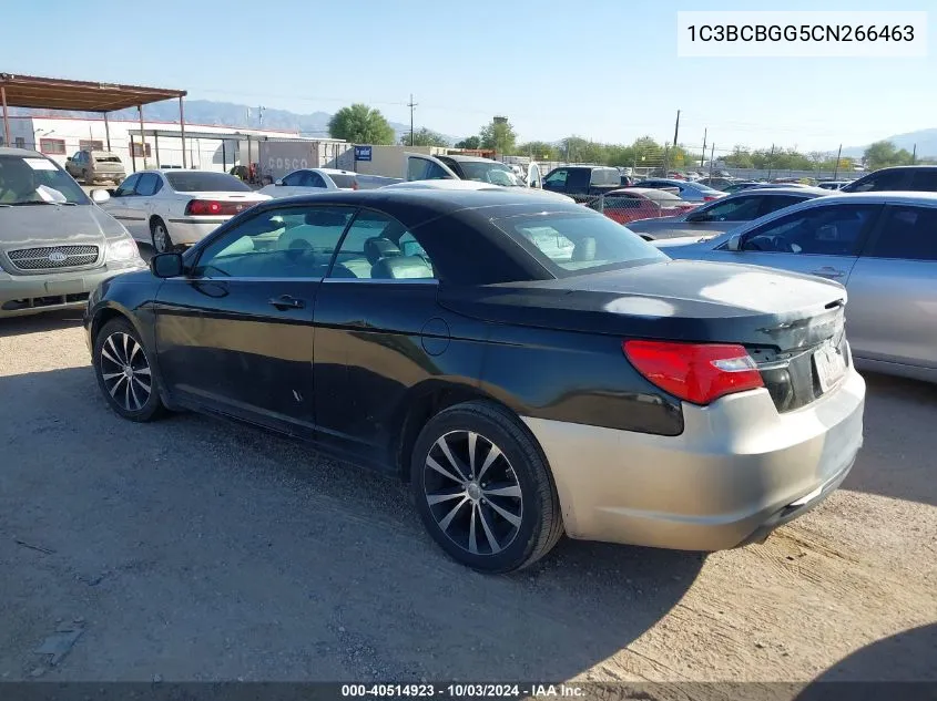 2012 Chrysler 200 S VIN: 1C3BCBGG5CN266463 Lot: 40514923