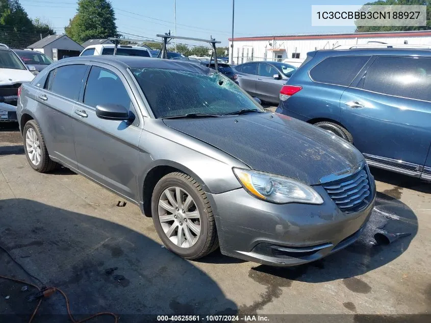 2012 Chrysler 200 Touring VIN: 1C3CCBBB3CN188927 Lot: 40525561