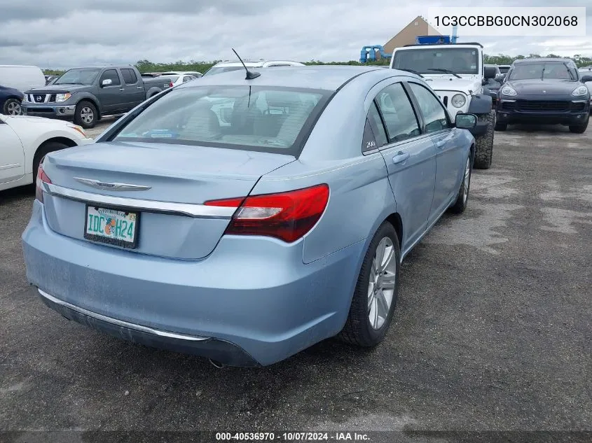 1C3CCBBG0CN302068 2012 Chrysler 200 Touring