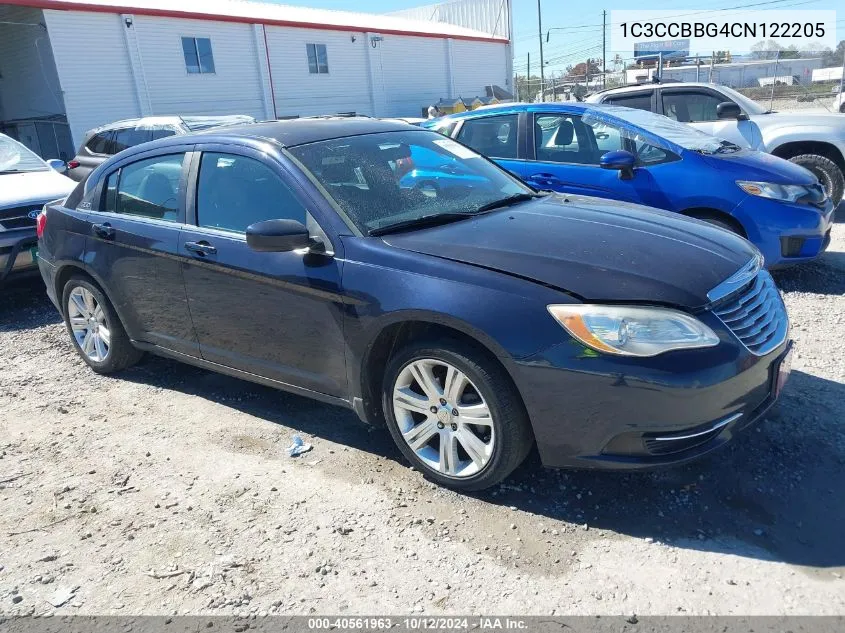 1C3CCBBG4CN122205 2012 Chrysler 200 Touring