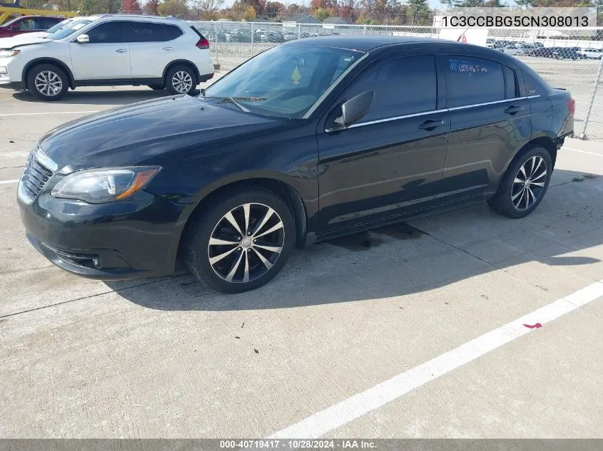 2012 Chrysler 200 Touring VIN: 1C3CCBBG5CN308013 Lot: 40719417