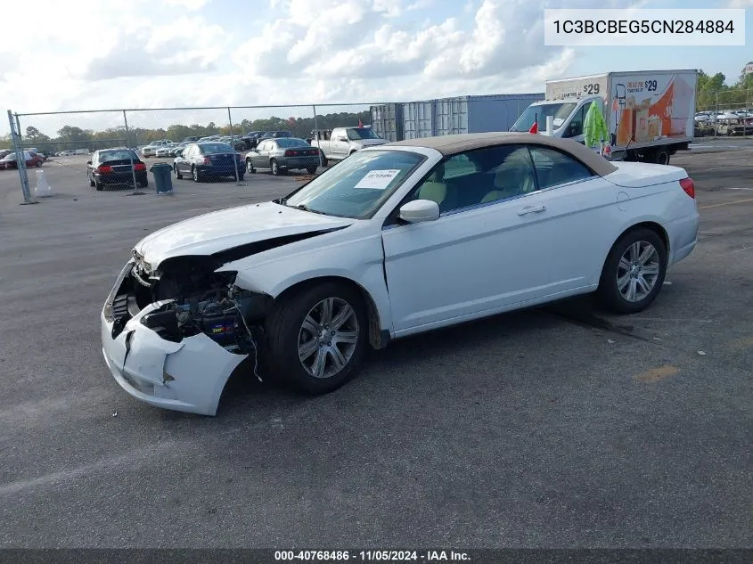 2012 Chrysler 200 Touring VIN: 1C3BCBEG5CN284884 Lot: 40768486