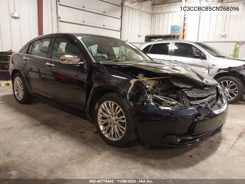 2012 Chrysler 200 Limited VIN: 1C3CCBCB5CN268096 Lot: 40776442