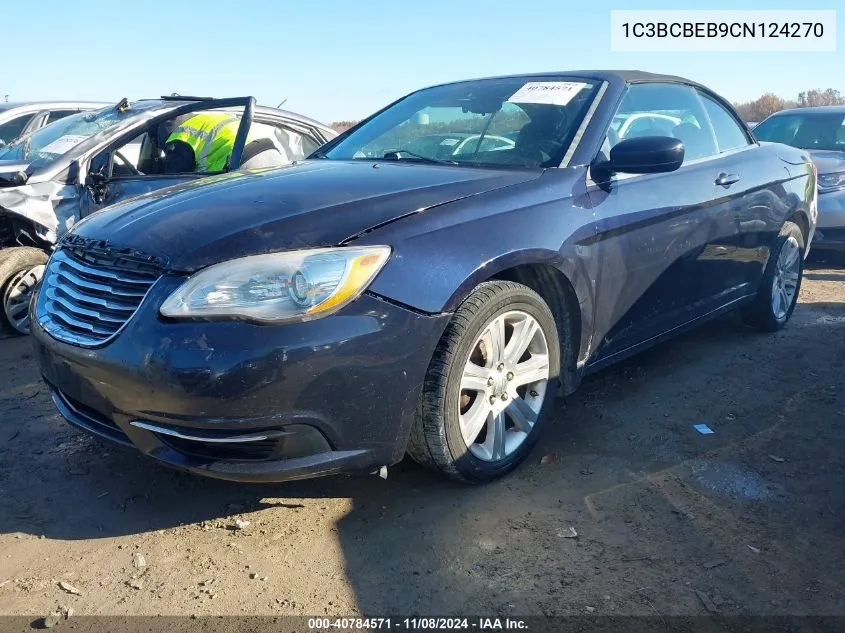 2012 Chrysler 200 Touring VIN: 1C3BCBEB9CN124270 Lot: 40784571