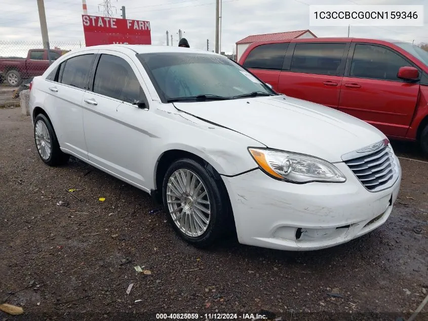 1C3CCBCG0CN159346 2012 Chrysler 200 Limited