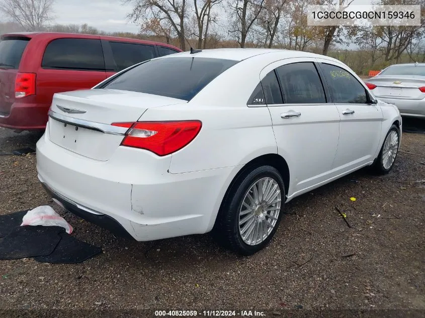 1C3CCBCG0CN159346 2012 Chrysler 200 Limited