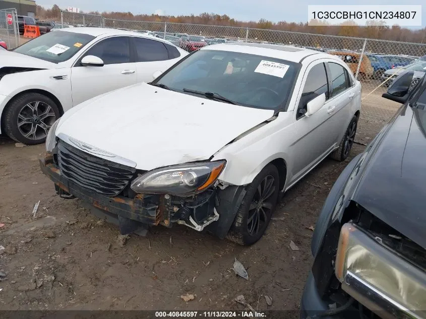 2012 Chrysler 200 S VIN: 1C3CCBHG1CN234807 Lot: 40845597