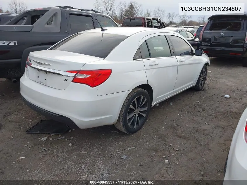 2012 Chrysler 200 S VIN: 1C3CCBHG1CN234807 Lot: 40845597