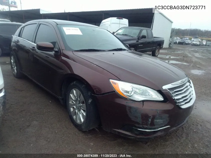 1C3CCBAG3DN723771 2013 Chrysler 200 Lx