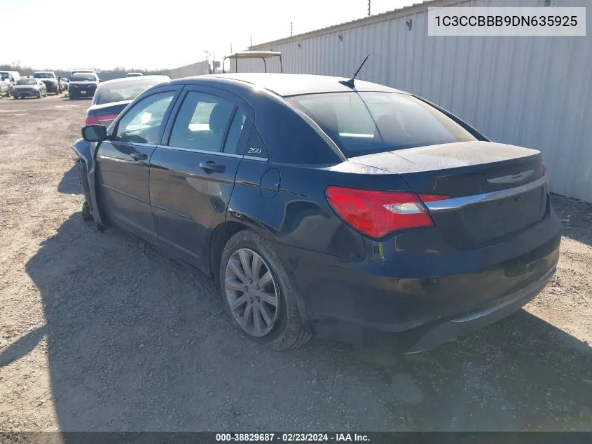 1C3CCBBB9DN635925 2013 Chrysler 200 Touring