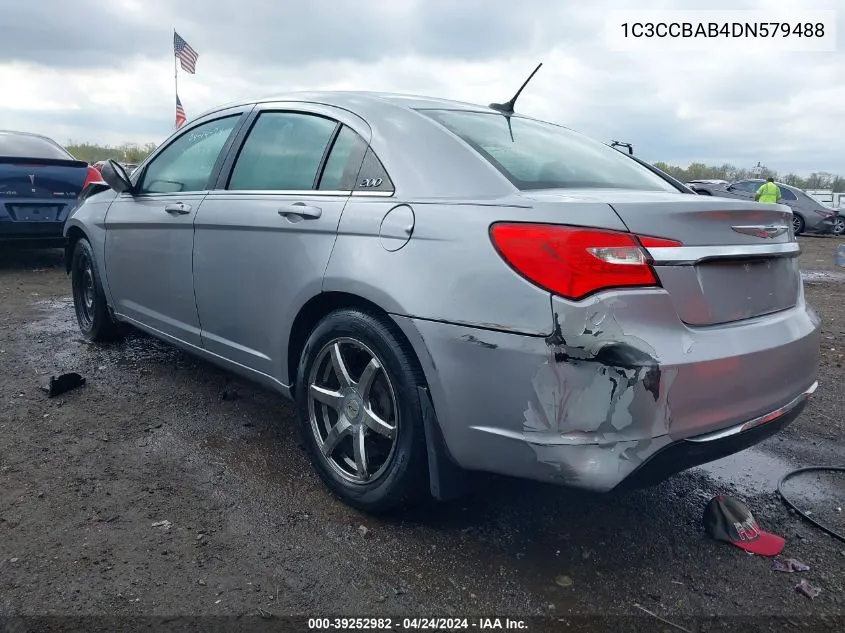 2013 Chrysler 200 Lx VIN: 1C3CCBAB4DN579488 Lot: 39252982