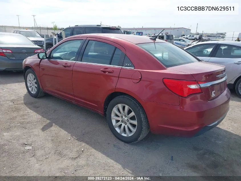 2013 Chrysler 200 Touring VIN: 1C3CCBBB7DN629511 Lot: 39272123