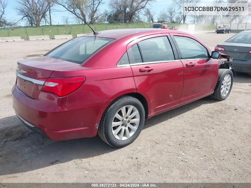 2013 Chrysler 200 Touring VIN: 1C3CCBBB7DN629511 Lot: 39272123