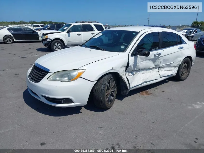 1C3CCBCGXDN635961 2013 Chrysler 200 Limited