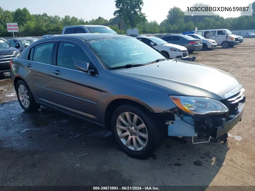 2013 Chrysler 200 Touring VIN: 1C3CCBBGXDN659887 Lot: 39673993