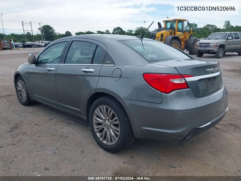 2013 Chrysler 200 Limited VIN: 1C3CCBCG1DN520696 Lot: 39787728