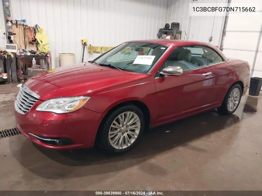 1C3BCBFG7DN715662 2013 Chrysler 200 Limited