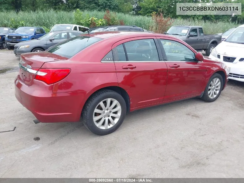 1C3CCBBBXDN603114 2013 Chrysler 200 Touring