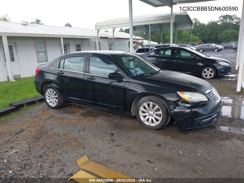 2013 Chrysler 200 Touring VIN: 1C3CCBBB5DN600590 Lot: 40020696