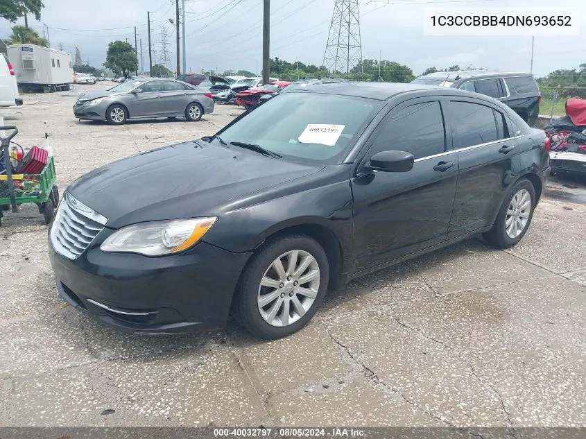 1C3CCBBB4DN693652 2013 Chrysler 200 Touring