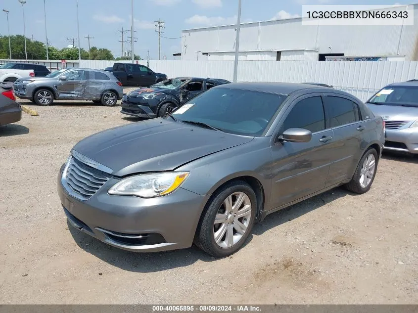 2013 Chrysler 200 Touring VIN: 1C3CCBBBXDN666343 Lot: 40065895