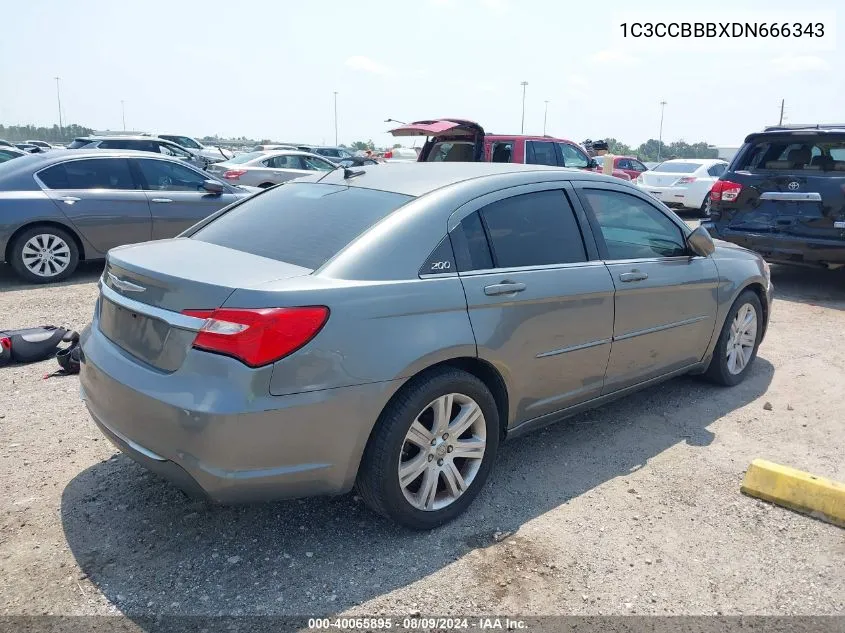 2013 Chrysler 200 Touring VIN: 1C3CCBBBXDN666343 Lot: 40065895