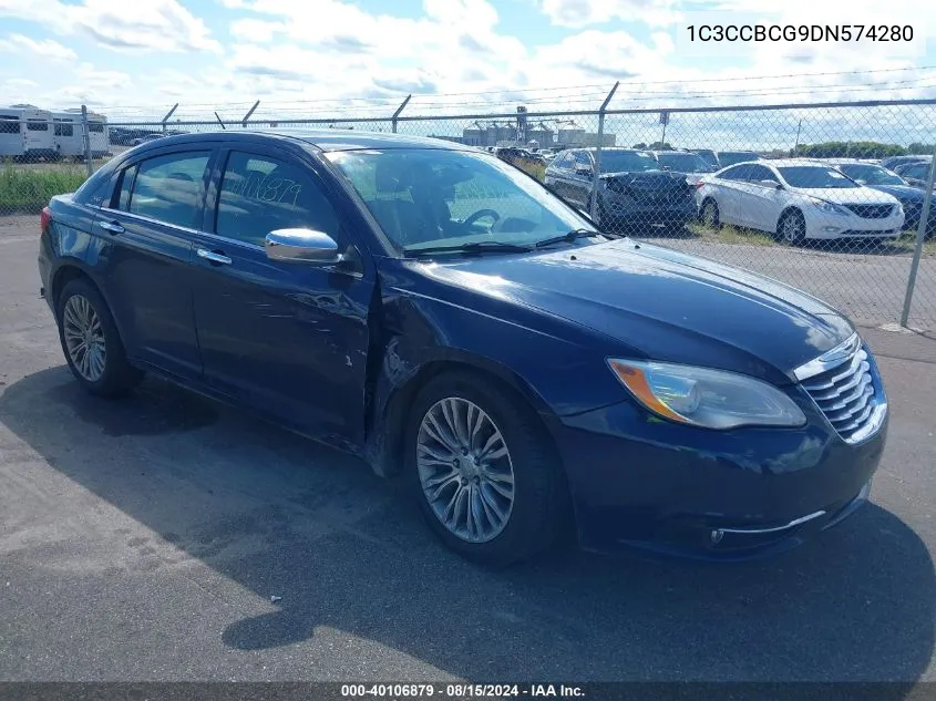 2013 Chrysler 200 Limited VIN: 1C3CCBCG9DN574280 Lot: 40106879