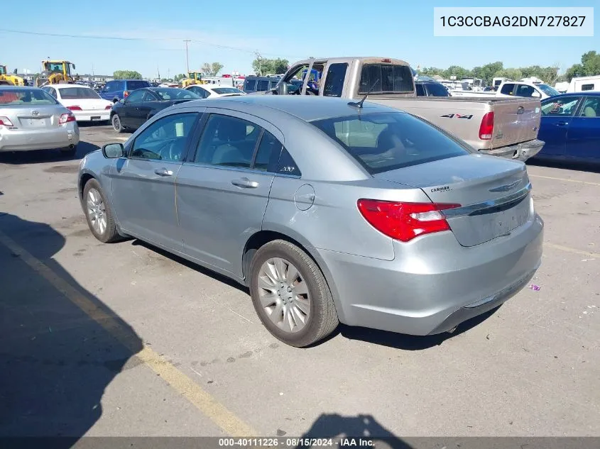 1C3CCBAG2DN727827 2013 Chrysler 200 Lx