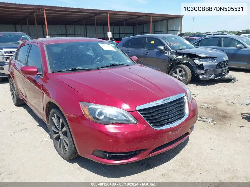 1C3CCBBB7DN505531 2013 Chrysler 200 Touring