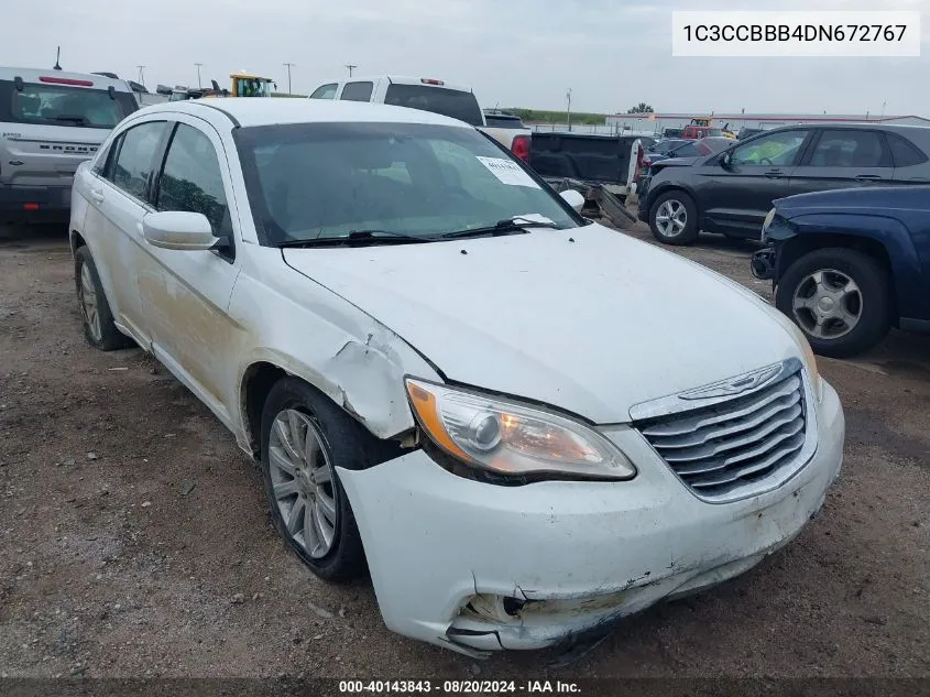 1C3CCBBB4DN672767 2013 Chrysler 200 Touring