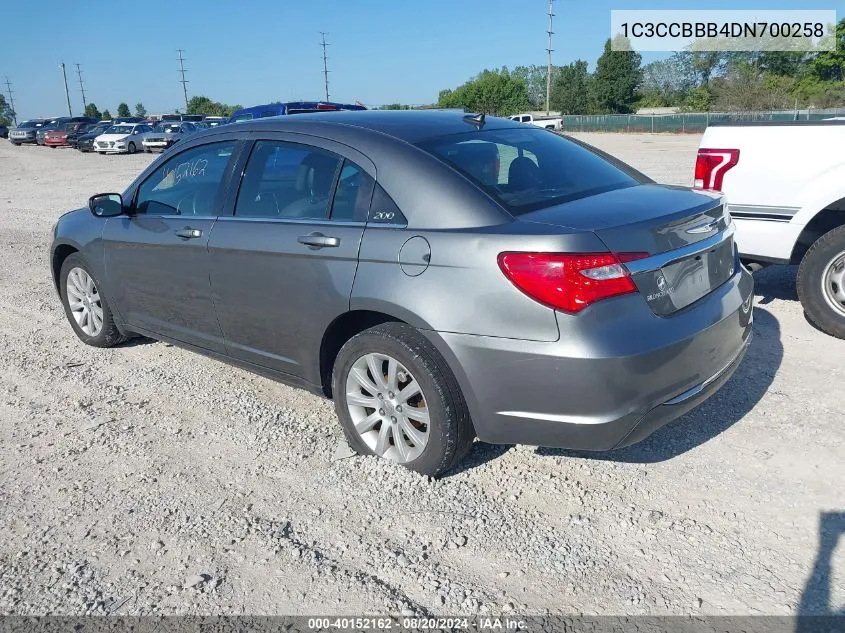 1C3CCBBB4DN700258 2013 Chrysler 200 Touring